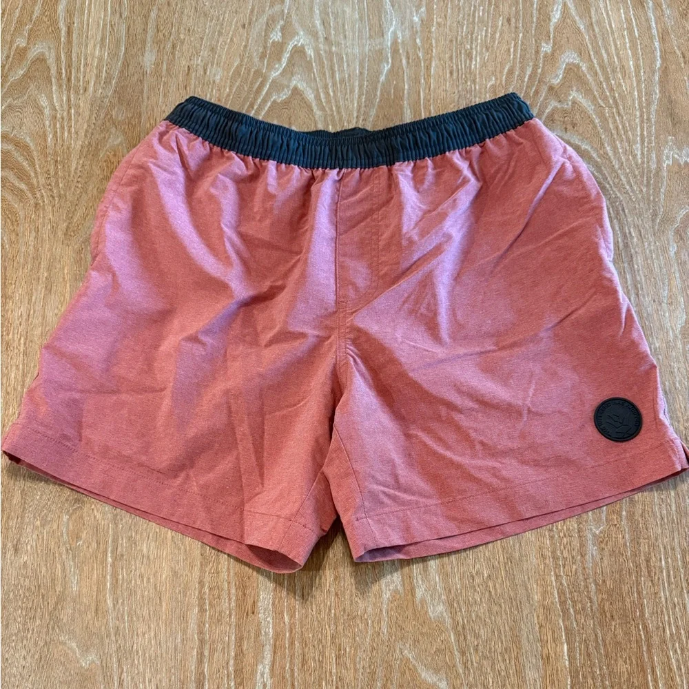 NWOT‎ CHUBBIES Men’s Medium 5.5” The Hot Links Red Black Drawstring Shorts